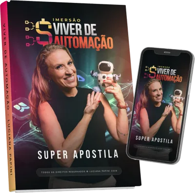 Mockup da super apostila digital