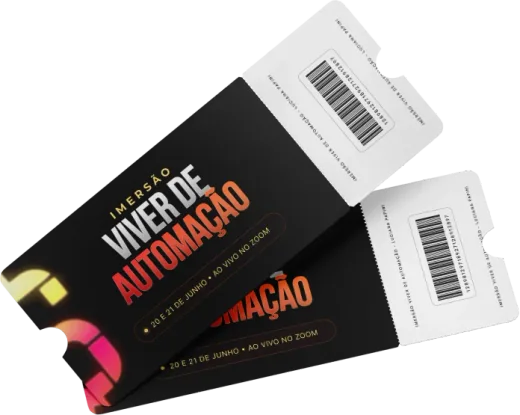 Mockup do ingresso da imersão
