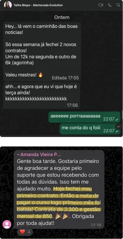 Depoimento de aluno sobre automação